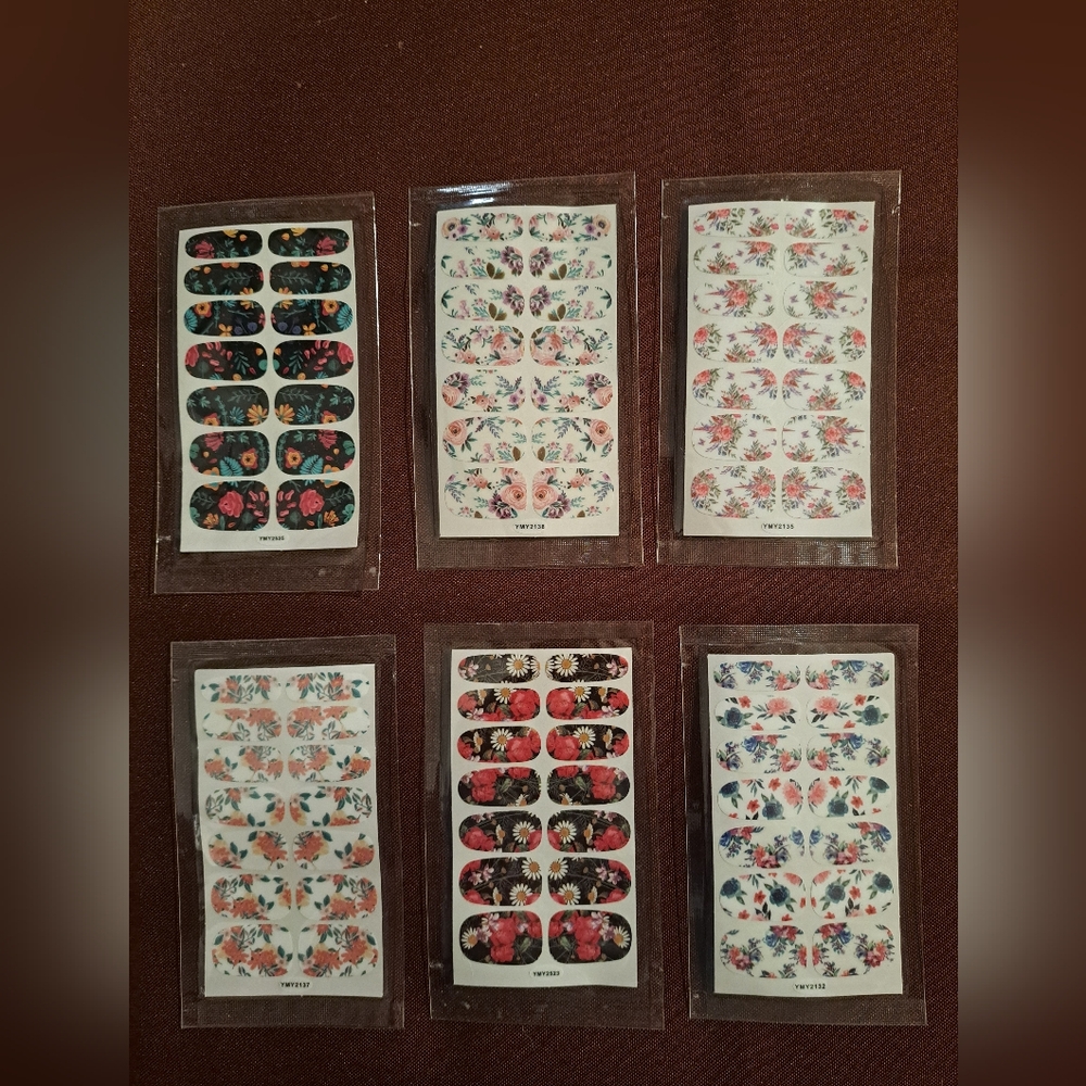 Floral Nail Wraps